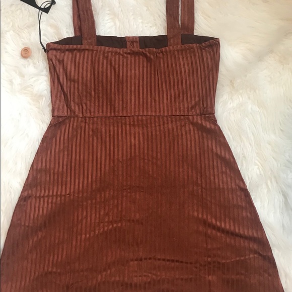 NWT Privacy Please Suede Button Front Revolve Dress - Picture 3 of 5